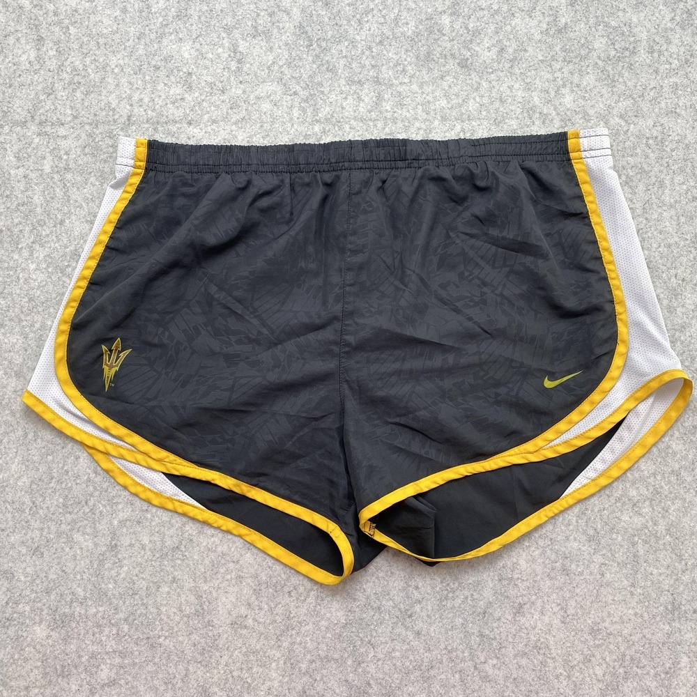 Arizona State Sun Devils Womens Medium Shorts 35x3 Gray NCAA Nike Dri Fit Track